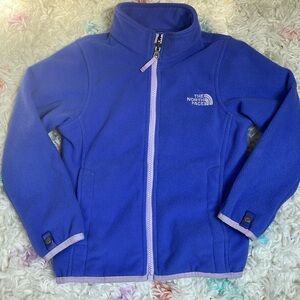 Purple zip up fleece